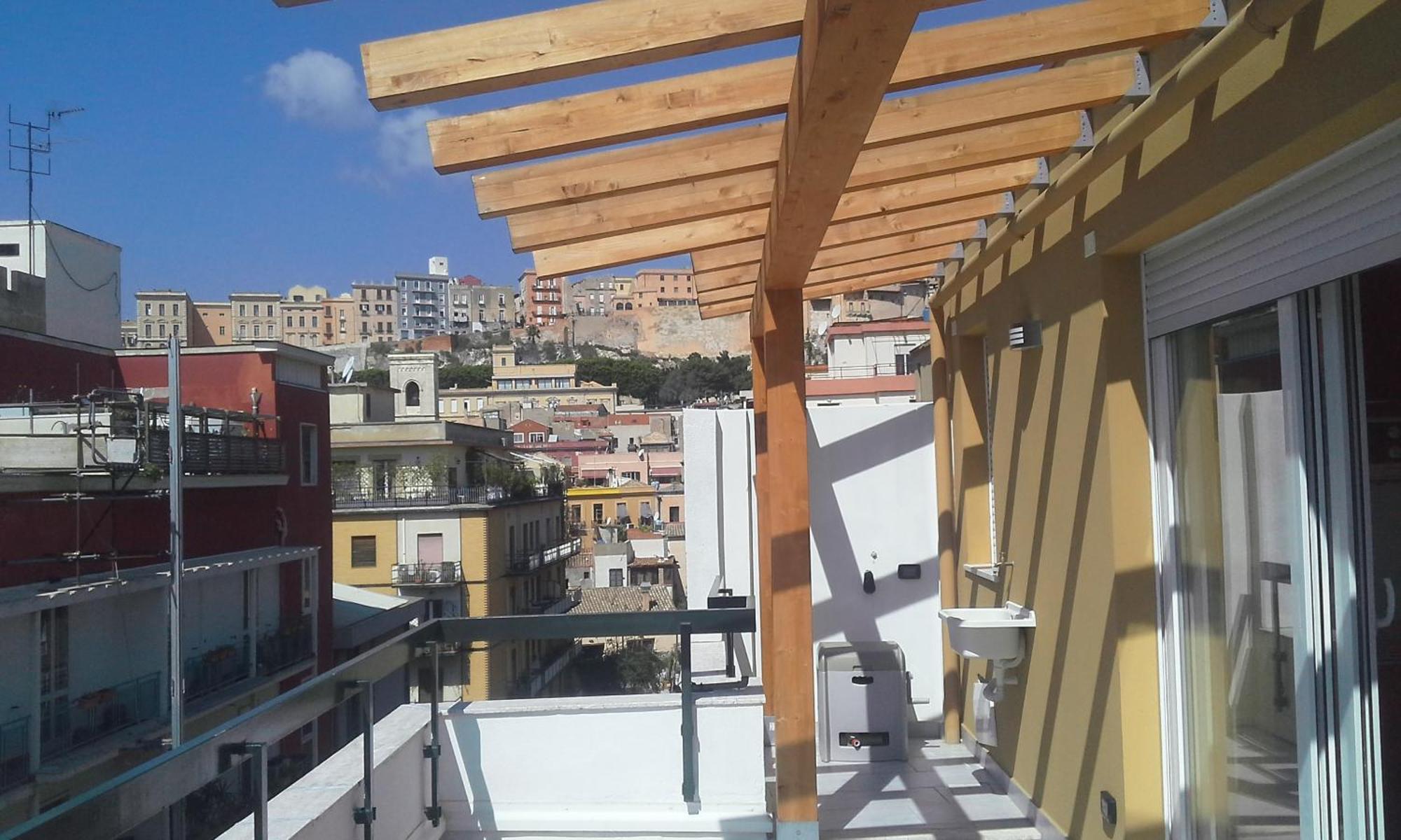 Monolocale Sonnino Villa Cagliari Eksteriør billede
